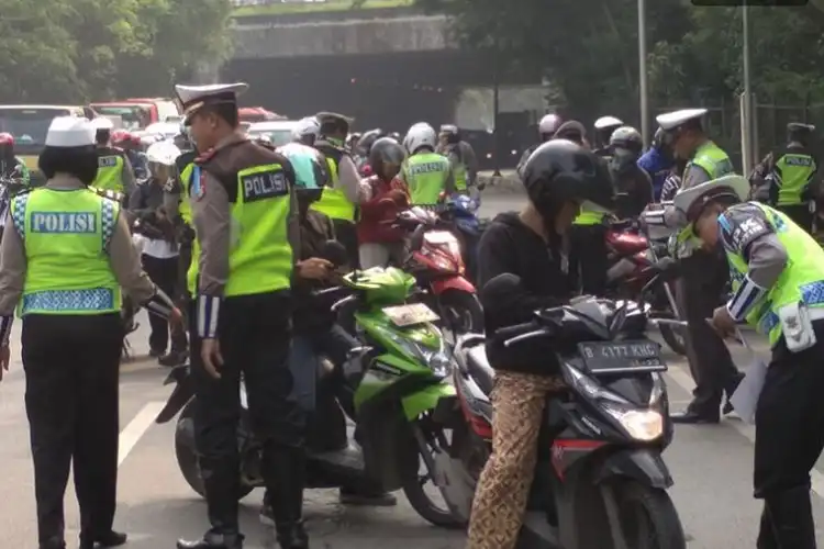 Muncul Himbauan Pemotor dan Masyarakat Jangan Takut dengan Polisi yang Bertugas Gelar Tilang Manual
