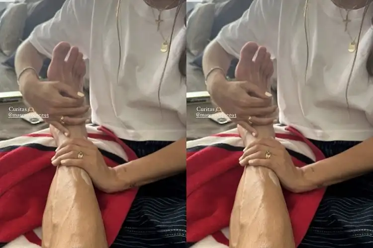 Potret Kaki Marc Marquez Diurut Pacarnya Gemma Pinto Jelang MotoGP Belanda 2023, Mesra Banget