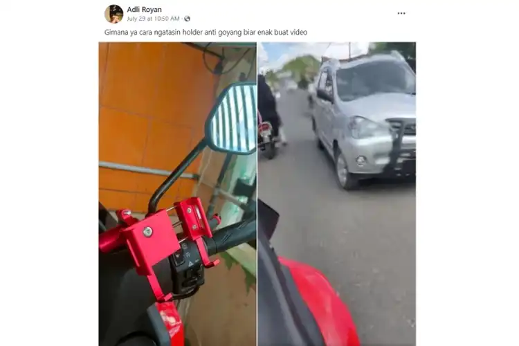 Modifikasi Motor Yamaha NMAX Pakai Dashcam Videonya Getar, Solusi Netizen Bikin Ngakak
