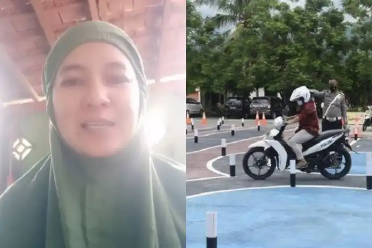 Beredar Video Emak-Emak Protes ke Polisi, 13 Kali Anaknya Enggak Lulus Ujian SIM