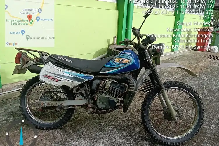Dilepas Rp 9 Jutaan Suzuki TS 125 Jadi Motor Murah Lokasi di Samarinda Pecinta Trail Tua Merapat