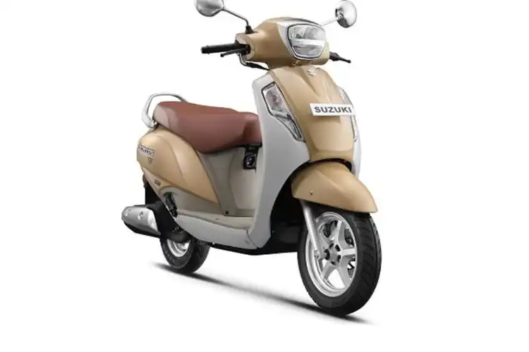 Harga Rp 14 Jutaan Motor Murah 2023 Suzuki Desain Imut Ala Vespa Cocok Buat Wanita