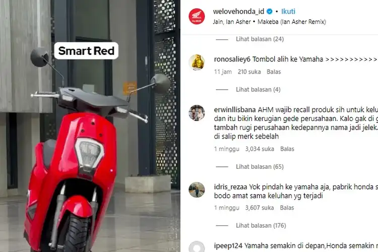 Akun Instagram Welovehonda Digempur Netizen, Rangka Keropos Terjadi Karena Proses Pengecatan