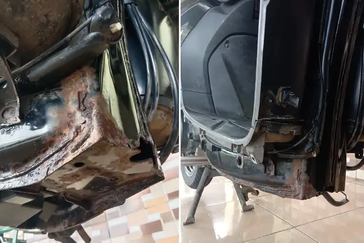 Tim KNKT Harus Investigasi Nih Rangka eSAF Honda Genio yang Viral di Grup PCX 160 Indonesia