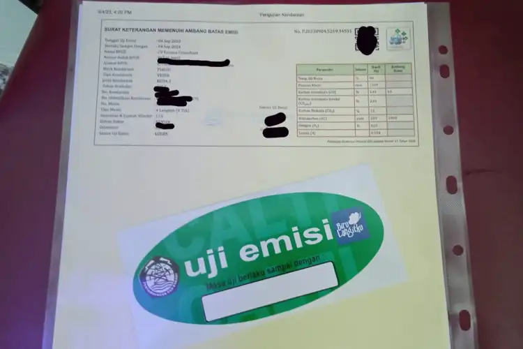 Stiker Dianggap Sakti Bikin Motor Aman dari Razia Tilang Uji Emisi, Simak Faktanya