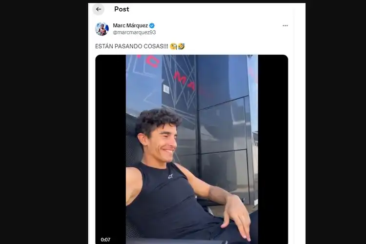 MotoGP Misano 2023, Status di Twitter, Marc Marquez Seperti Kasih Kode Pindah ke Ducati