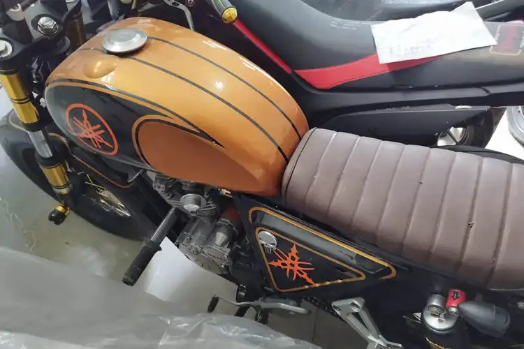 Modal Rp 1 Jutaan Sudah Dapat Motor Murah Yamaha Scorpio Modifikasi Ala Cafe Bobber Nih