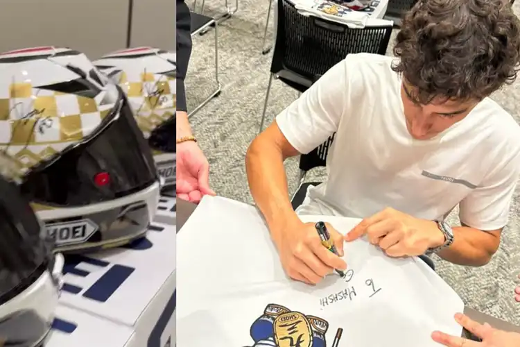 Marc Marquez Sudah Bagi-bagi Helm Sultan Sebelum MotoGP Jepang 2023