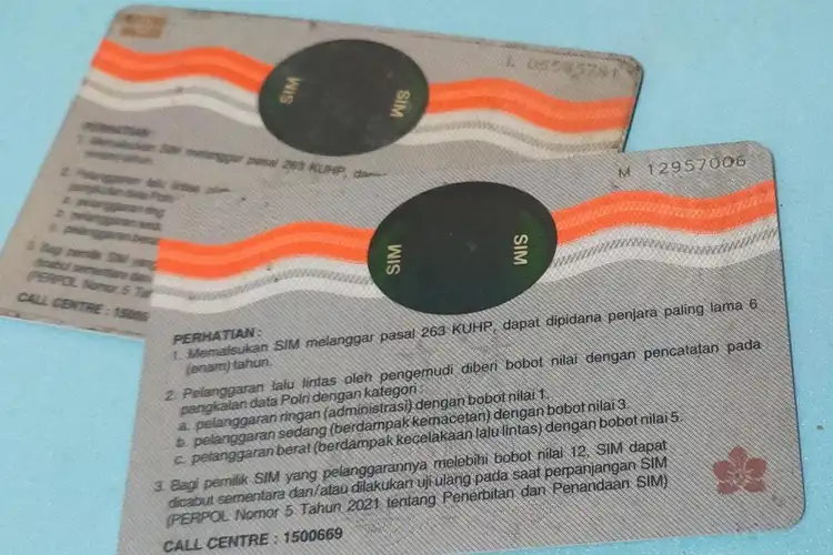 Tak Banyak yang Tahu di Belakang SIM Tertera Anda Harus Ujian Ulang Ketika Nanti akan Memperpanjang