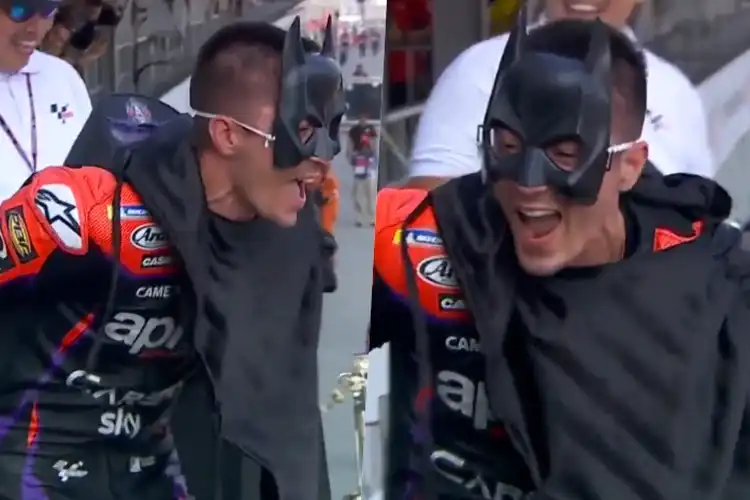Maverick Vinales Bikin Ulah di MotoGP Mandalika 2023, Sekarang Jadi Batman
