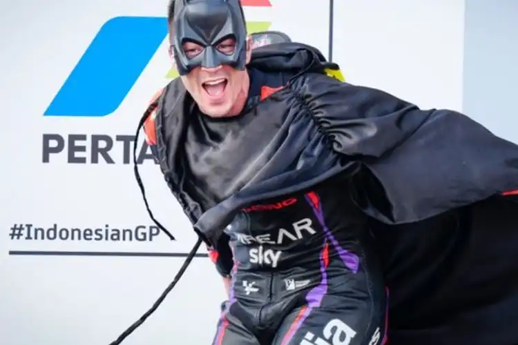 Paddock Tim Aprilia Rusuh Gara-gara Maverick Vinales Finis ke-2 di MotoGP Mandalika 2023
