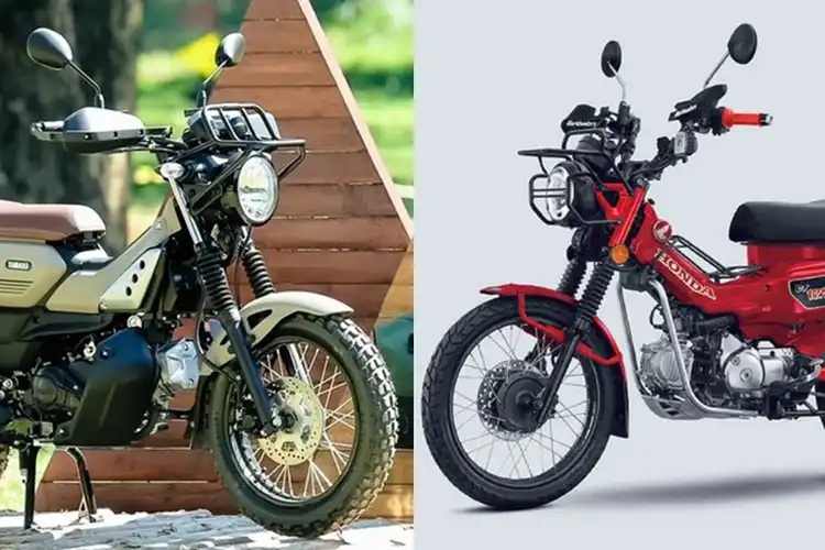 Motor Bebek Adventure Yamaha PG-1 vs Honda CT125, Kok Tidak Imbang?