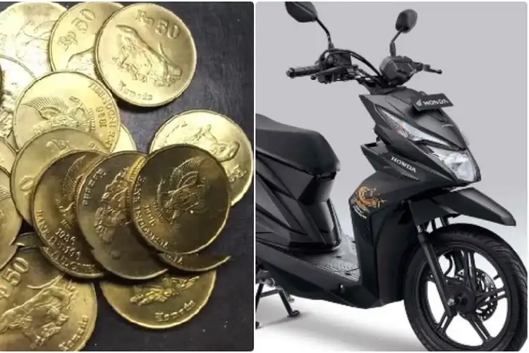 2 Uang Koin Lama Mengandung Emas Langka dan Dicetak Terbatas Punya 5 Keping Kebeli Honda BeAT Street Baru