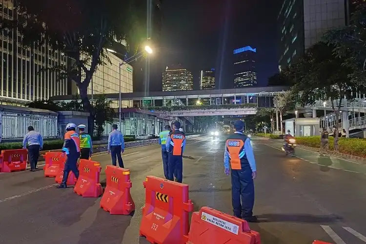 Malam Tahun Baru 2024 Jalan Sudirman-Thamrin Jakarta Ditutup, Catat Pengalihan Arus Lalu Lintas