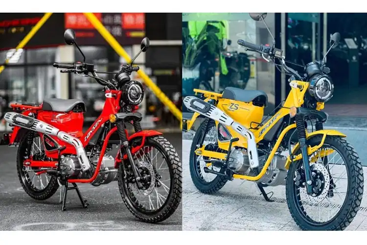 Motor Murah Desain Bebek Trail Jadi Lawan Honda CT125 dan Yamaha PG-1