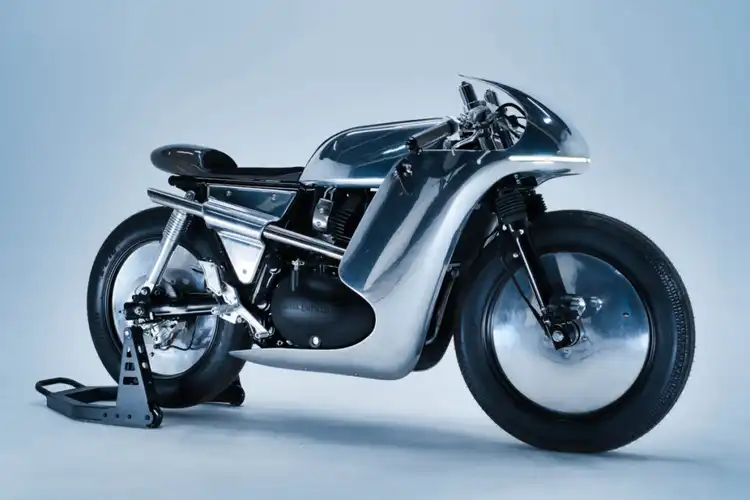 Gaya Cafe Racer, Modifikasi Motor Royal Enfield Interceptor 650 dari Prancis Bodi Full Aluminium