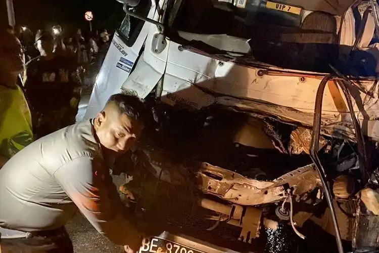 Terungkap Kronologi Truk Maut Pembawa Gula Tewaskan Pemotor di Bakauheni