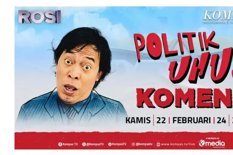 KompasTV Siarkan ROSI Ngobrol Asyik Bareng Komeng Caleg DPD 2024, Taklukan Suara di Jawa Barat