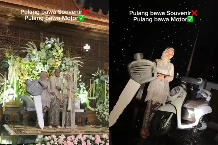 Video Tamu Kondangan Dapat Motor Baru Honda Scoopy, Hoki Seumur Hidup