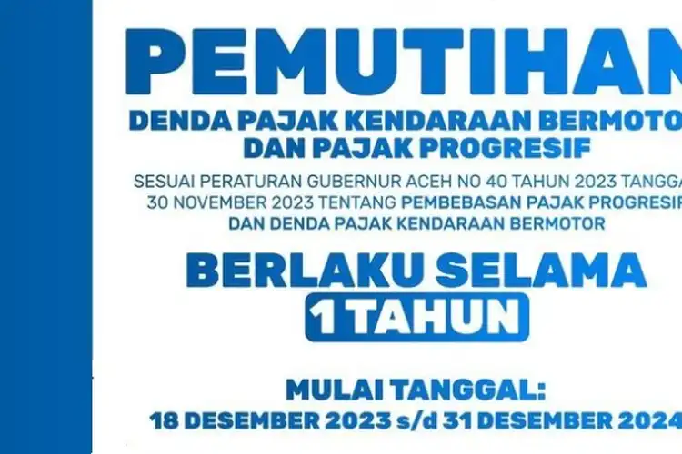 Bayar Sekarang atau Data STNK Dihapus, Pemutihan Pajak Motor 2024 Digelar 2 Provinsi Ini