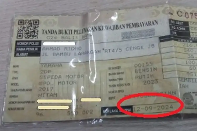 Berlaku Setahun Pemutihan Pajak Motor 2024 Ada di Dua Provinsi Denda Pajak Nol Rupiah