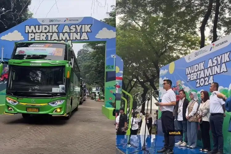 4 Ribu Pemudik Ikut Mudik Asyik BUMN Pertamina 2024 Berangkat Hari Ini Dapat Asuransi