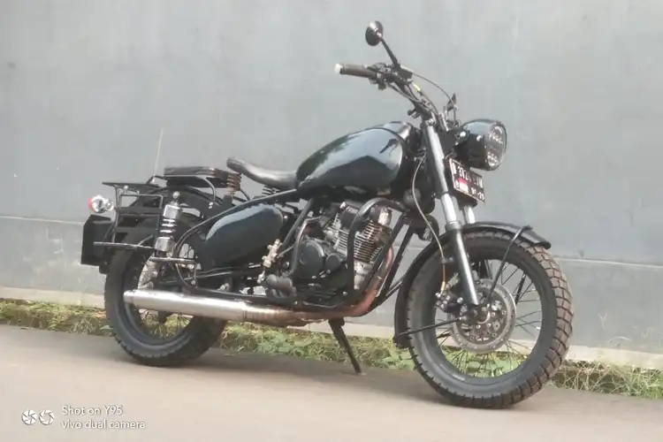 Modifikasi Motor 2024 Yamaha Scorpio Terinspirasi BMW R27, Bodi Custom Pakai Material Khusus