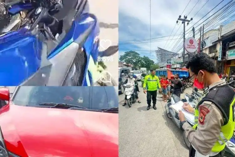 Kecelakaan Besar-Besaran Rider Cewek Naik Yamaha R15 di Makassar Korban Luka Berat Usai Hantam Mobil