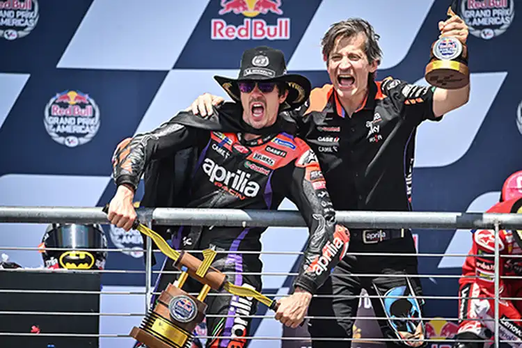 Seabrek Fakta Maverick Vinales Menang MotoGP Amerika 2024, Tak Hanya Juara Pakai 3 Motor Berbeda