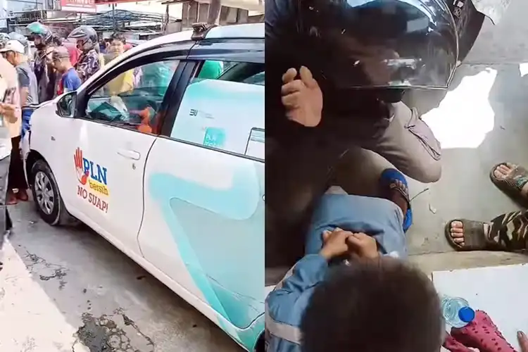 Fakta Sebenarnya Bocah 5 Tahun yang Dibilang Nyetir Mobil PLN Tabrak Motor di Samarinda Diungkap Polisi