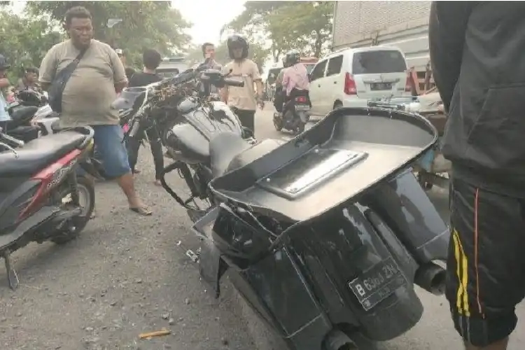 Polisi Bilang Moge Harley-Davidson yang Terlibat Kecelakaan dan Tewaskan Dokter Spesialis di Probolinggo Bodong