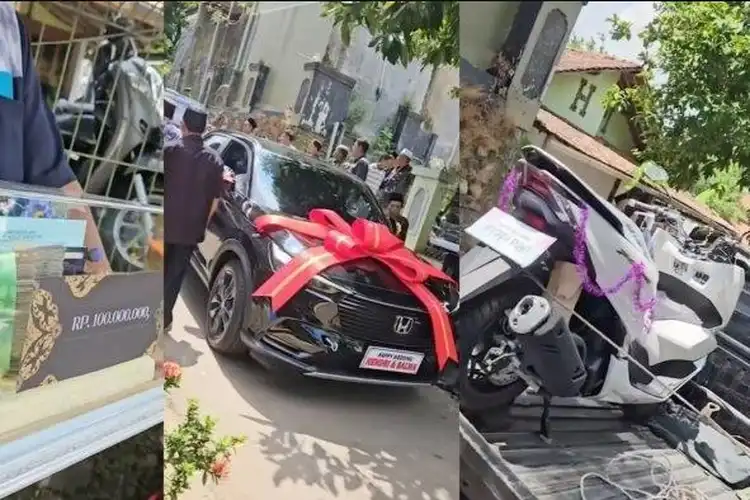 Begini Kalau Sultan Mau Nikah, Lamaran Bawa Honda PCX, Honda HRV, Uang Rp 100 Juta dan Kerbau