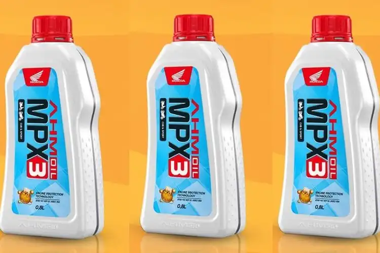 Jarang yang Tahu AHM Oil MPX 3 Pelumas Resmi Motor Honda yang Punya Masa Pakai Segini