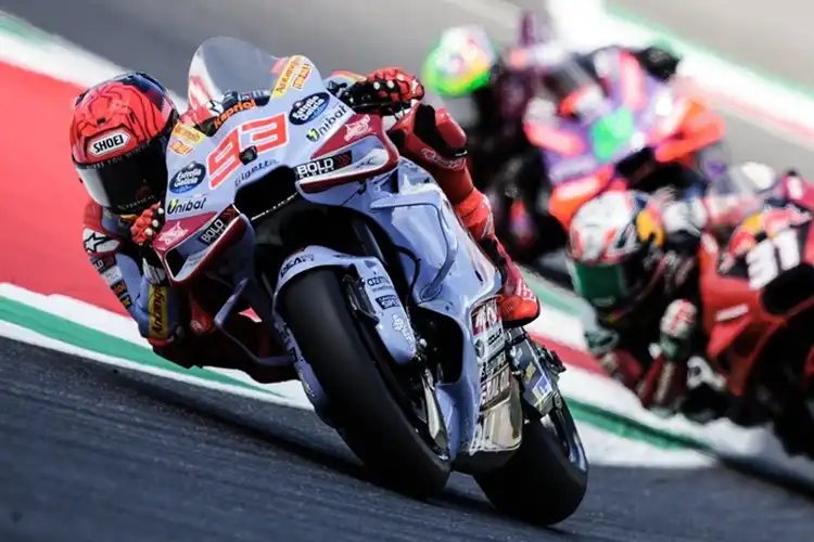 Marc Marquez Gagal Podium MotoGP Italia 2024 Singgung Ban Pembalap Lain, Ini Komentarnya