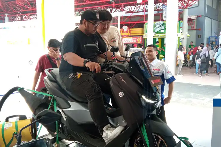 Sensasi Geber Yamaha NMAX Turbo di PRJ Kemayoran, Begini Kata Pengunjung