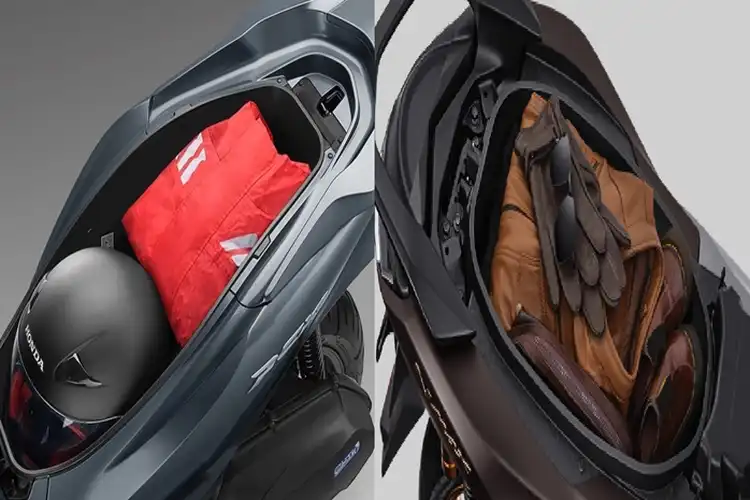 Adu Kapasitas Bagasi Yamaha NMAX Turbo 2024 Vs Honda PCX 160, Selisihnya Lumayan