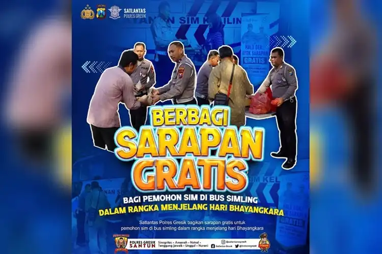 Perpanjang SIM Dapat Sarapan Gratis di Tempat Ini, Cepat Urus Kesempatan Terbatas
