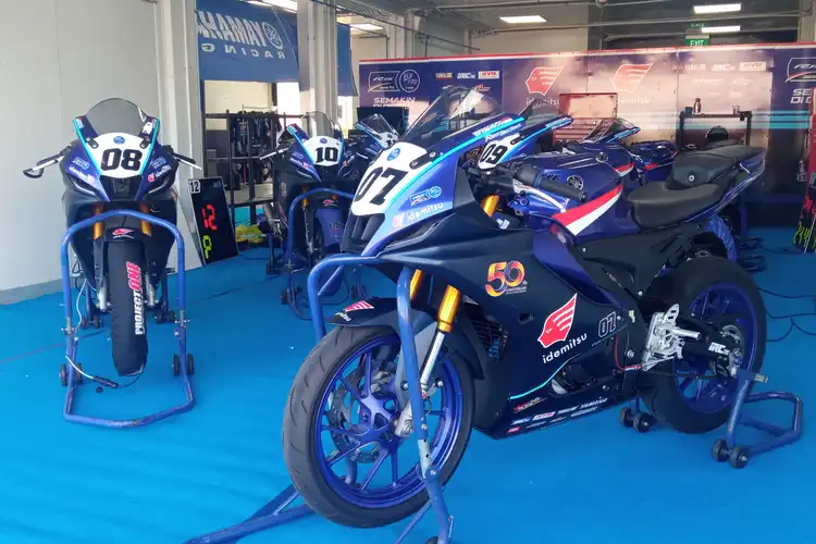 Modifikasi Motor Yamaha R15 Balap Kelas Junior Pro di Yamaha Sunday Race, Top Speed Tembus Segini