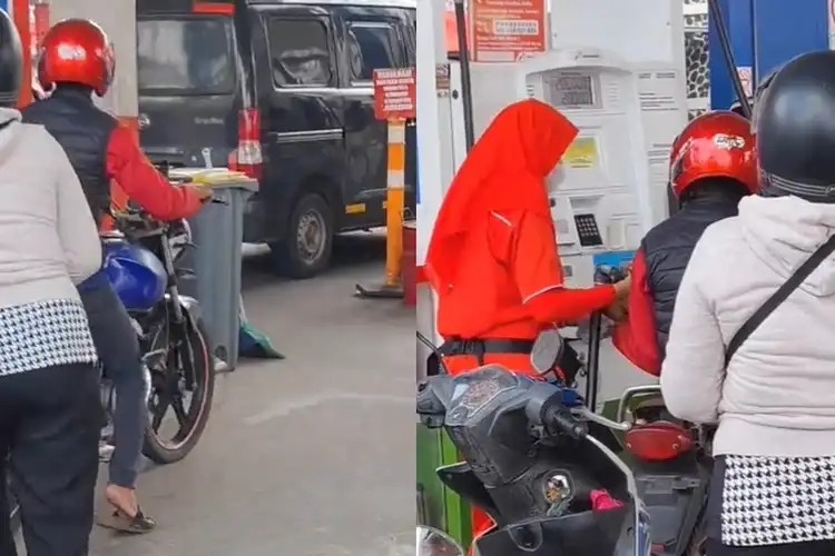 Video Pemotor Suzuki Thunder Borong Pertalite Rp 200 Ribu, Konsumsi Bensin Beneran Irit?