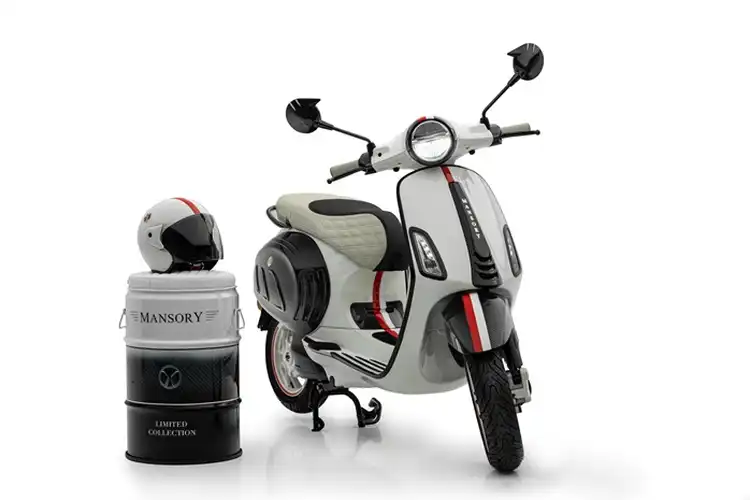 Cuma Ada 99 Unit Motor Listrik Baru Vespa Elettrica Monaco Edition Buatan Mansory, Berapa Sih Harganya?