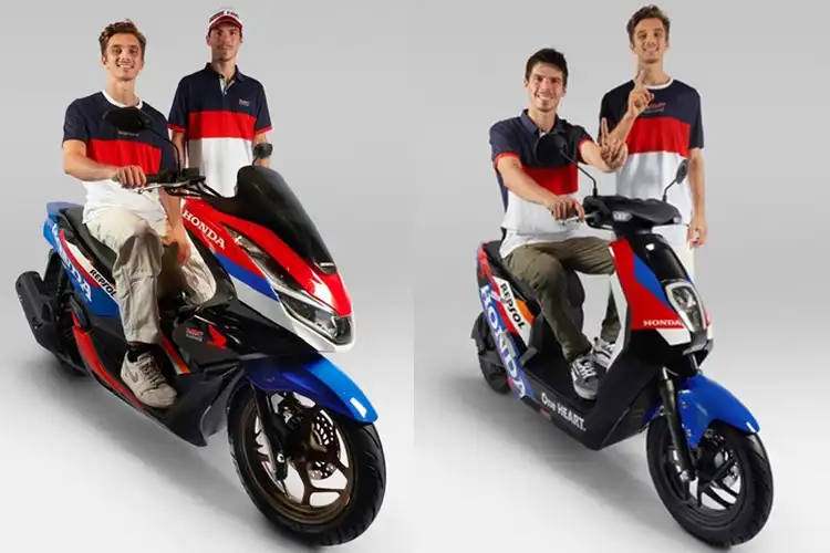 Begini Penampakan Honda PCX dan EM1 e: Edisi MotoGP Mandalika 2024