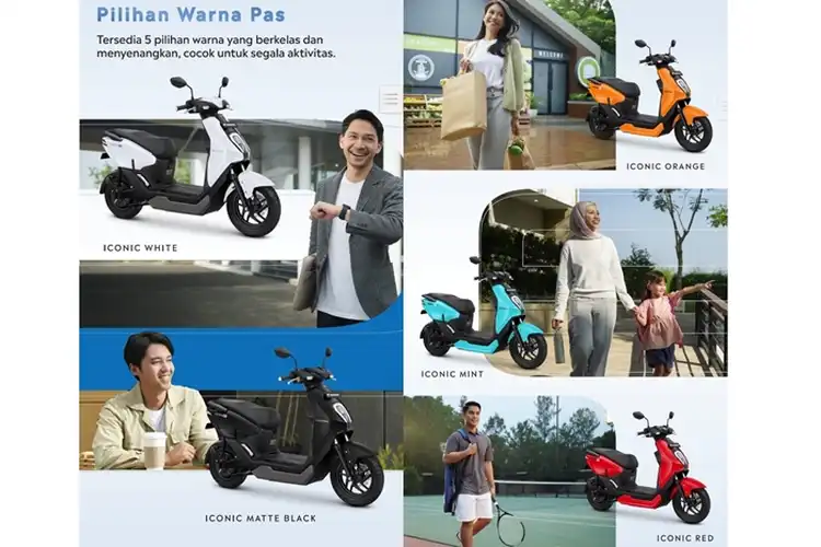 Pilihan Warna Motor Listrik Honda ICON e: Ada 2 Yang Mirip BeAT Karbu