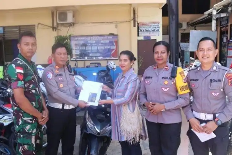 Operasi Zebra 2024 Membawa Berkah Jaring Motor Curian Honda Vario Kembali ke Pemiliknya