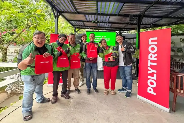  Polytron Gandeng Gojek Luncurkan Program 'Ngegojek Lebih Hemat, Kantong Lebih Sehat'