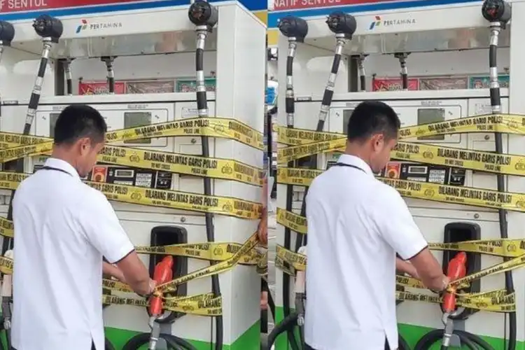 Pasang Kabel Tersembunyi SPBU Pertamina di Bogor Disegel, Per Tahun Cuan Rp  3 Miliar