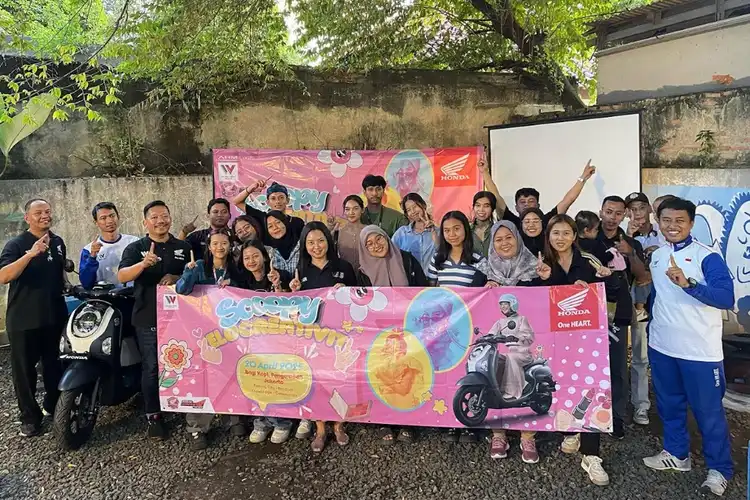 30 Member Komunitas Honda Scoopy Seru-seruan Bareng di Scoopy Velocreativity