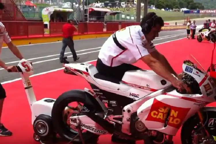Ini Dia Video Cara Menghidupkan Motor Prototipe Yang Ada di MotoGP Bro