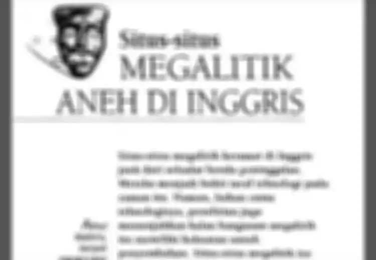 Situs-situs Megalitik Misterius di Inggris (1)