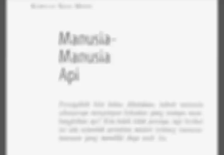 Manusia-Manusia Api (1): Embusan Napas Manusia Ini Mengeluarkan Api