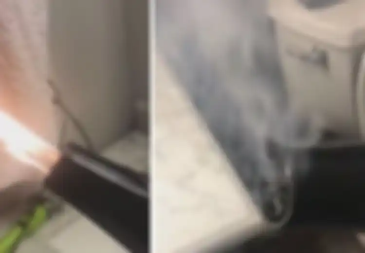 Sangar, Pengering Rambut Wanita Ini Bisa Semburkan Api Laiknya Obor Las!